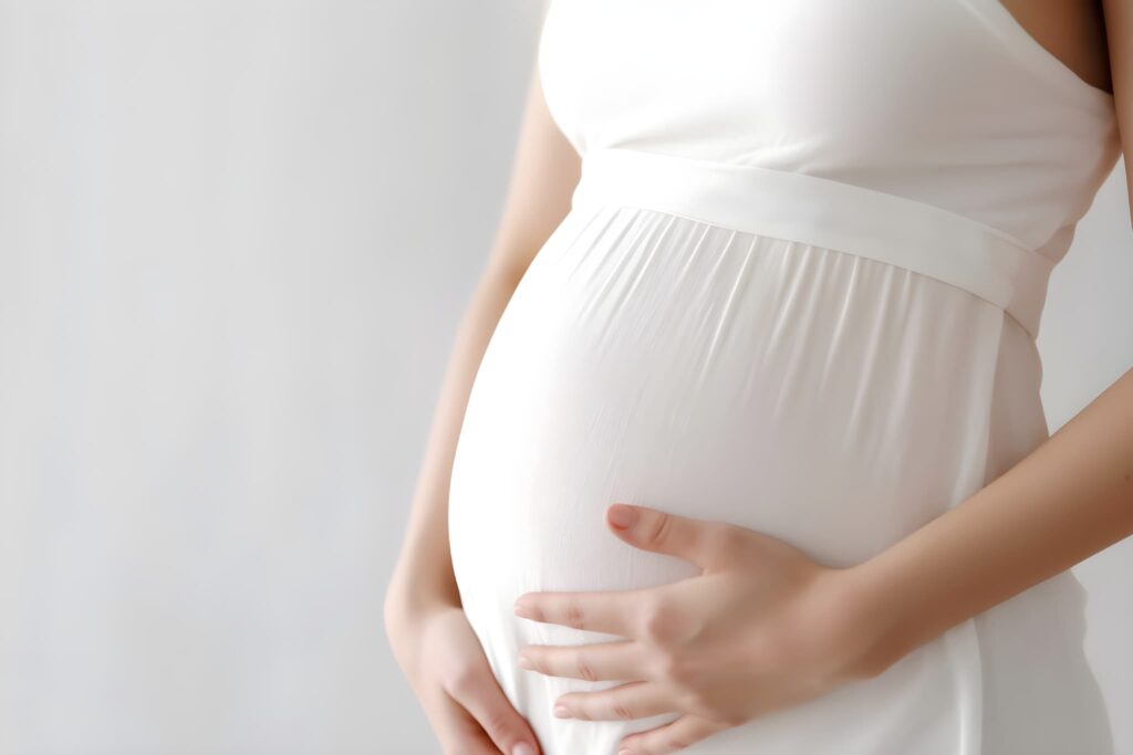 妊娠中の女性