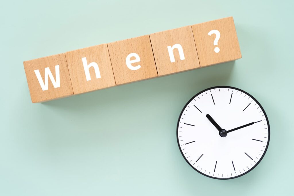 妊婦が歯科検診を受けるタイミングのイメージ